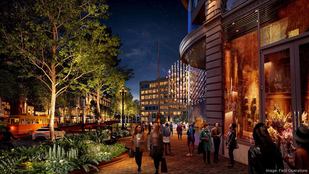 Rendering from Field Operations of Powell Street Improvement Project.